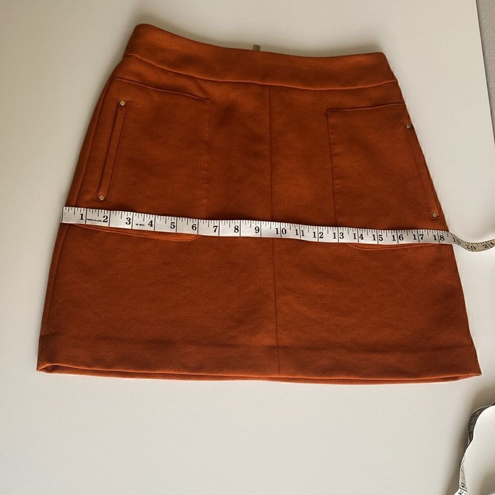 H&M Burnt Orange Mini Skirt Size 6 - Picture 10 of 10